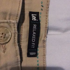 Relaxed fit khakis